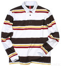 Record Remington Rugby shirt weiß/cacao Record Remington Rugby shirt weiß/cacao