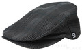 Record ASHTON Cap (Flat Cap) gunmetal plaid