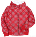 Record FOSTER Jacket Zip Up, hood red
