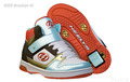 HEELYS Brooklyn Hi white black turq gold
