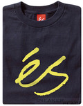 es T-Shirt Script navy