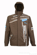 Oxbow Men winter jacket twined Dark Brown Oxbow Men winter jacket twined Dark Brown