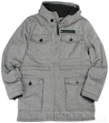 Record Jacket Parka Stockholm black/white Record Jacket Parka Stockholm black/white
