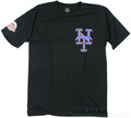 Technine VJ0829-BLK Mets Logo T-Shirt Black