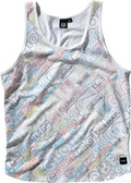 Globe vest Calvin Singlet White Globe vest Calvin Singlet White