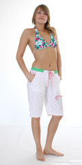 F2 Angela Boardshort long cut white F2 Angela Boardshort long cut white