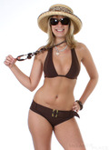 Huit Bikini Brown mit Gürtel Huit Bikini Brown mit Gürtel