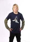 Converse Shoes Longseeve Kids Dark Marine Converse Shoes Longseeve Kids Dark Marine