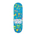 Berlin Wood Fingerboard Deck Low Shape neon splash