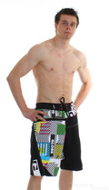 globe Bade Short C.J. eighties Boardie black