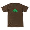 Emerica Triangle 7.0 T-Shirt Basic ruskea