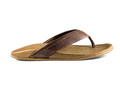 Freizeitschuhe Luxus Leder Zehensandale OluKai Hiapo dk java/tof