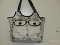 Klassische Handtasche von Oxbow Black/White