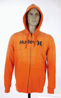 Hurley Zip Hooded Puerto Rico Gravity Orange