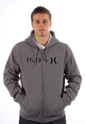 Hurley One Sherpa Vetoketjuhuppari harmaa Hurley One Sherpa Vetoketjuhuppari harmaa