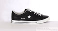 Converse One Star Ox Lea black/white Schuhe Converse One Star Ox Lea black/white Schuhe