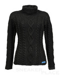 Damen Wollpullover Raxony Black