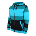 Record Zip Up Sweatjacke Rino black-lakeblue-scubablue Record Zip Up Sweatjacke Rino black-lakeblue-scubablue