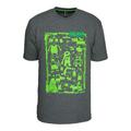 RECORD T-Shirt Gangi anthracite melange