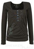 Riktoria longsleeve graubraun