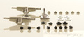 Fingerskateboard Trucks II Standart 26mm