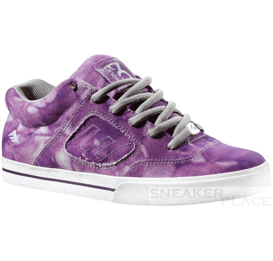 Emerica Herren Anzeige Low Skate-Schuh – Klassischer Skate-Schuh Mit Gummizehenkappe & Leinen-Obermaterial