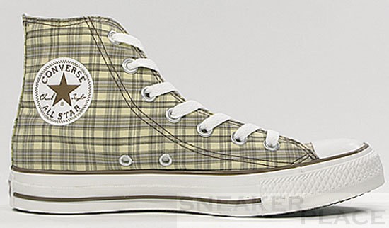 Converse Chucks All Stars Hi Specialty Plaid tan Schuhe