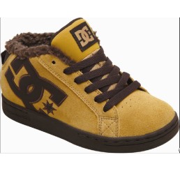 DC Court Graffik Mid Kinder Skaterschuhe camel/dk choc