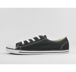 Converse All Star Dainty OX Tex Schwarz