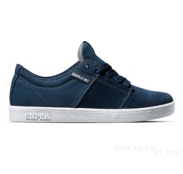 Supra Stacks Suede Canvas Schuhe blau